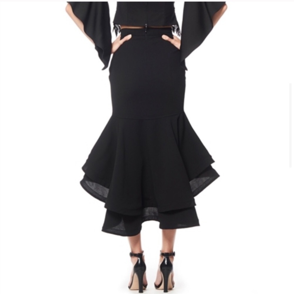 GRACIA mermaid/ruffle style skirt - Picture 3 of 9